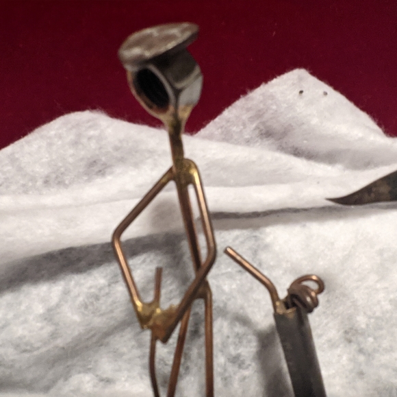 ❄️ Rock Creek Metal Craft, Nut and Bolt Golfer Metal Art - Picture 3 of 5